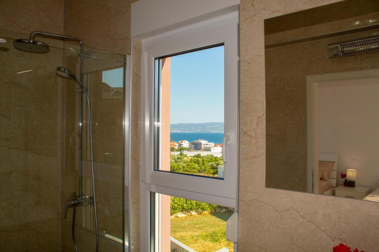 Modern Villa With Jacuzzi, Beautiful Sea View, Near Split! Villa 36A Подстрана Экстерьер фото