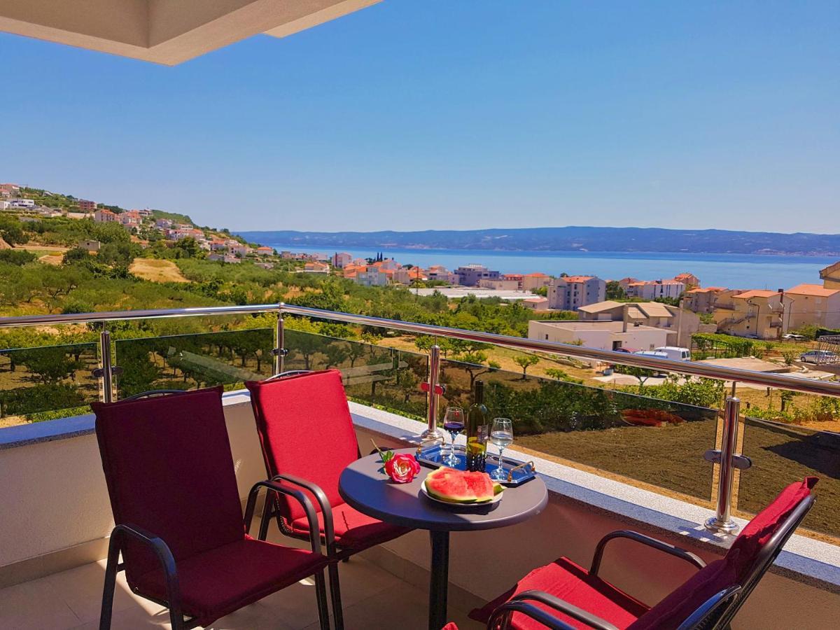 Modern Villa With Jacuzzi, Beautiful Sea View, Near Split! Villa 36A Подстрана Экстерьер фото