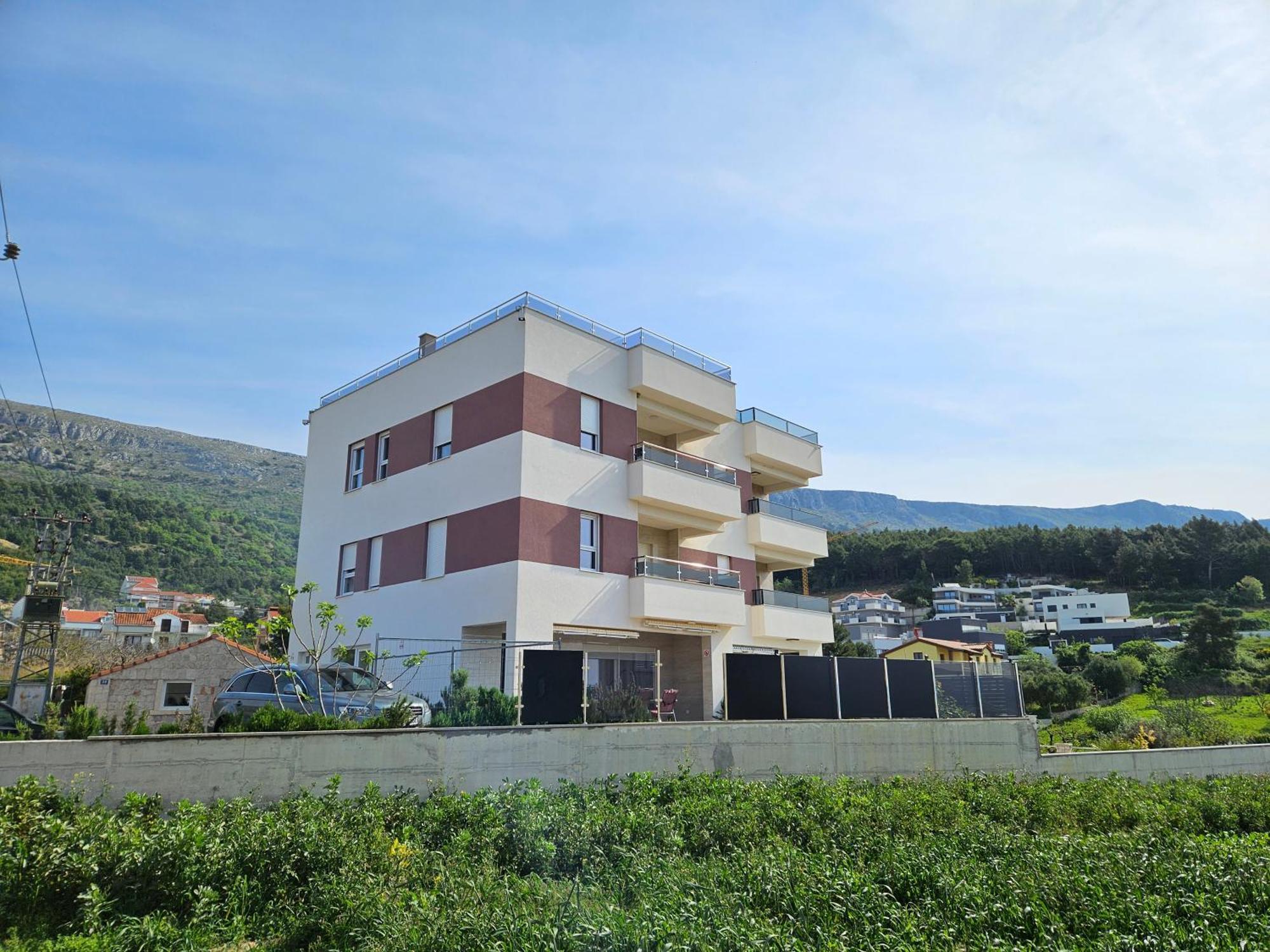 Modern Villa With Jacuzzi, Beautiful Sea View, Near Split! Villa 36A Подстрана Экстерьер фото